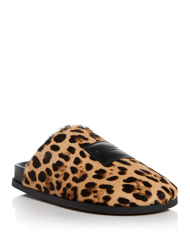 Givenchy Women's Label Calf Hair Mule Flats | Bloomingdale's (US)