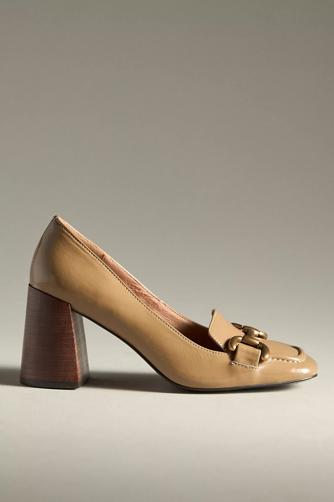 Bibi Lou Zagreb Wood Stacked Heels | Anthropologie (US)