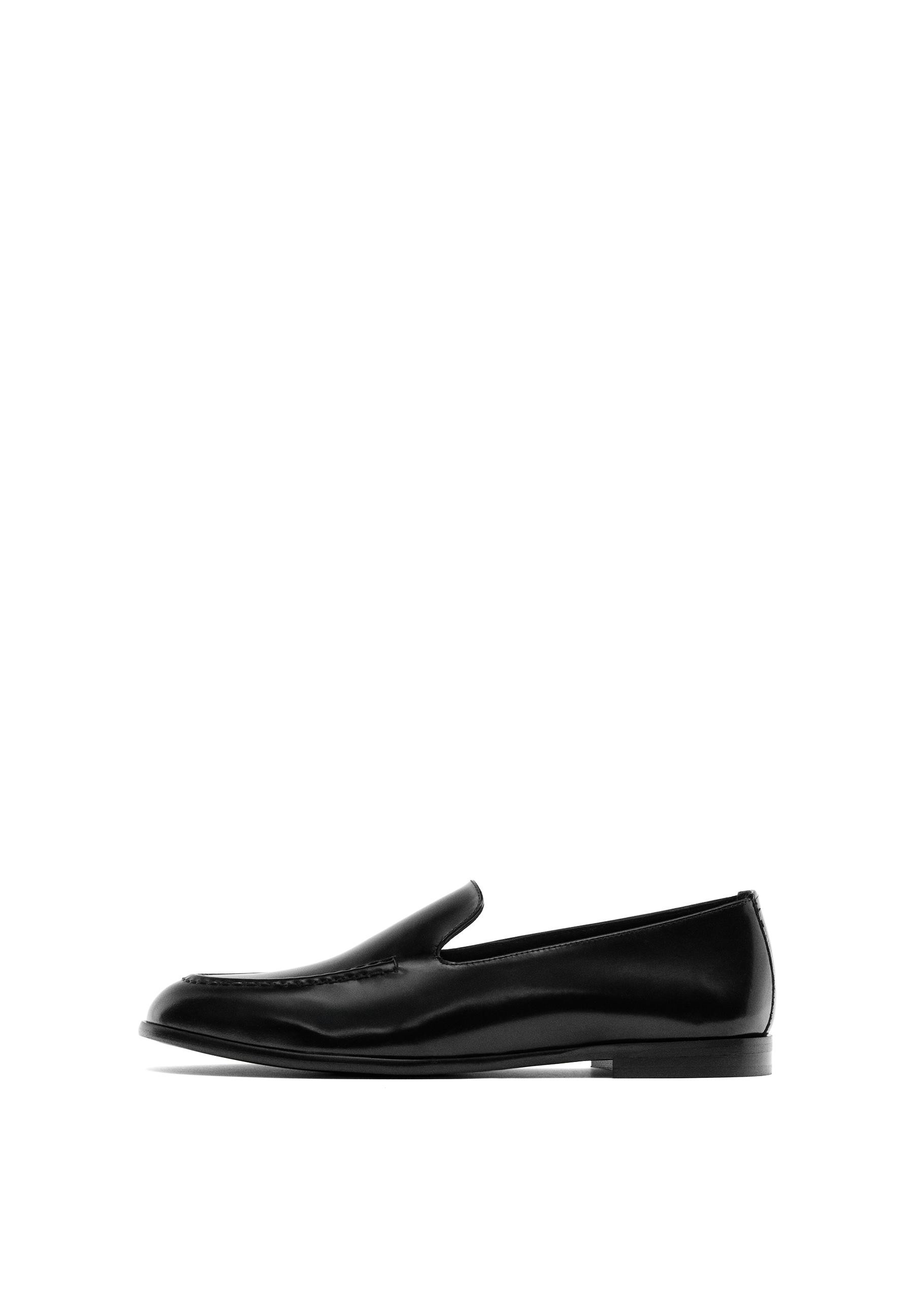Formal leather loafers | Massimo Dutti UK