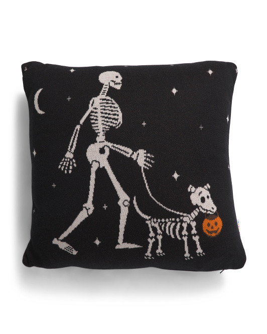 20x20 Ghost With Dog Pillow | TJ Maxx