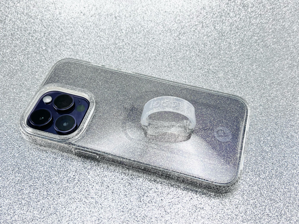 Loopy Cases - Clear Sparkle Silver | Loopy Cases