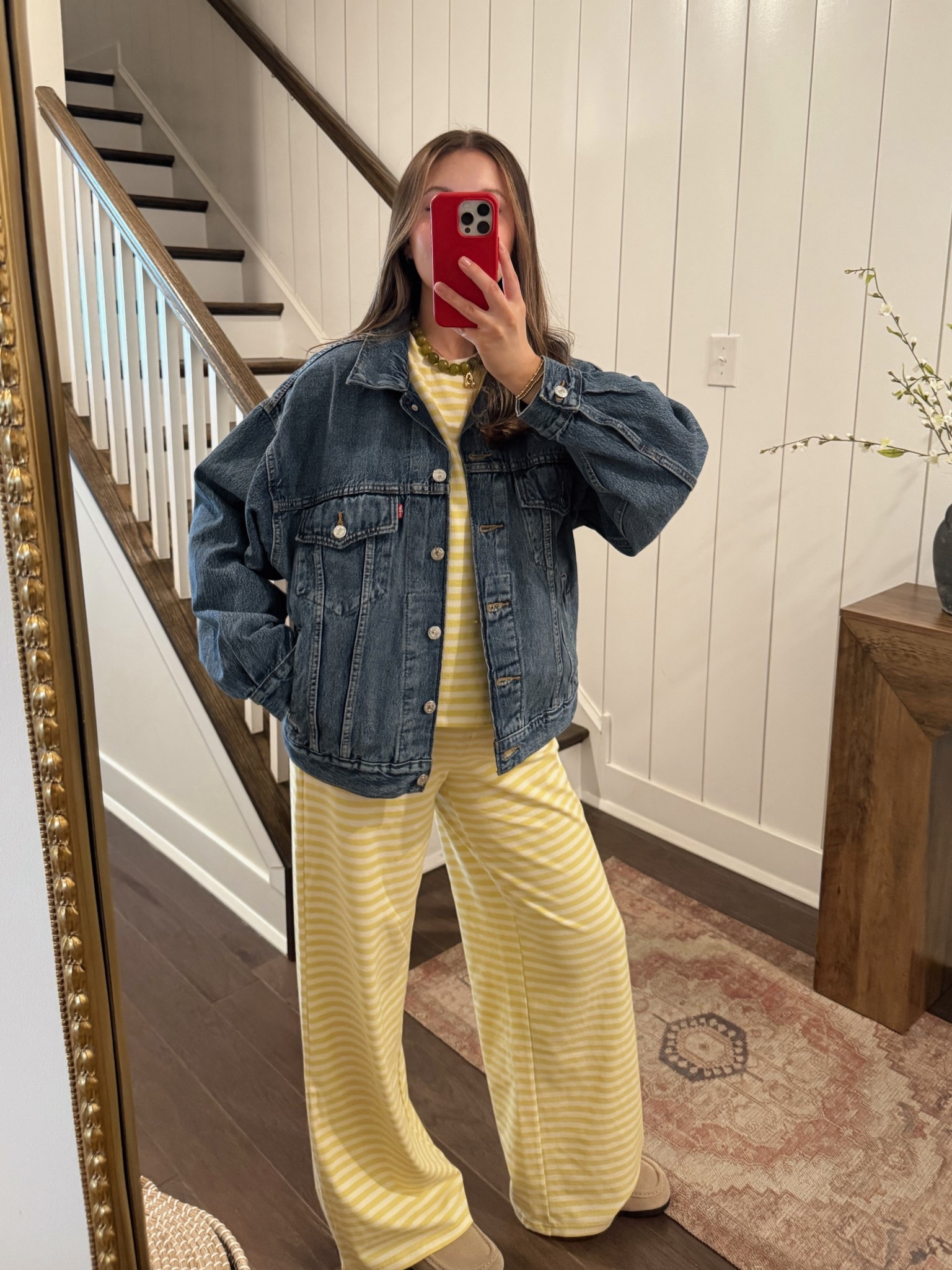 Medium in the set and large in the jacket! 