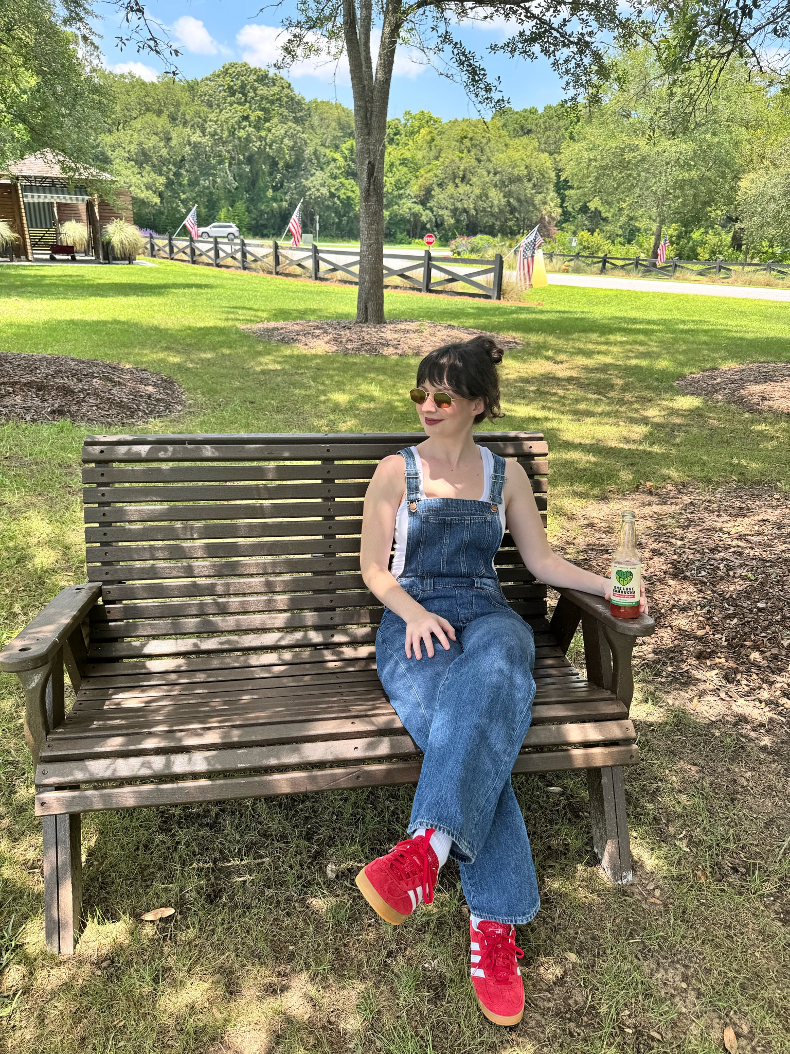 my farmers market fit #farmersmarket #overalls #casual

#LTKSeasonal