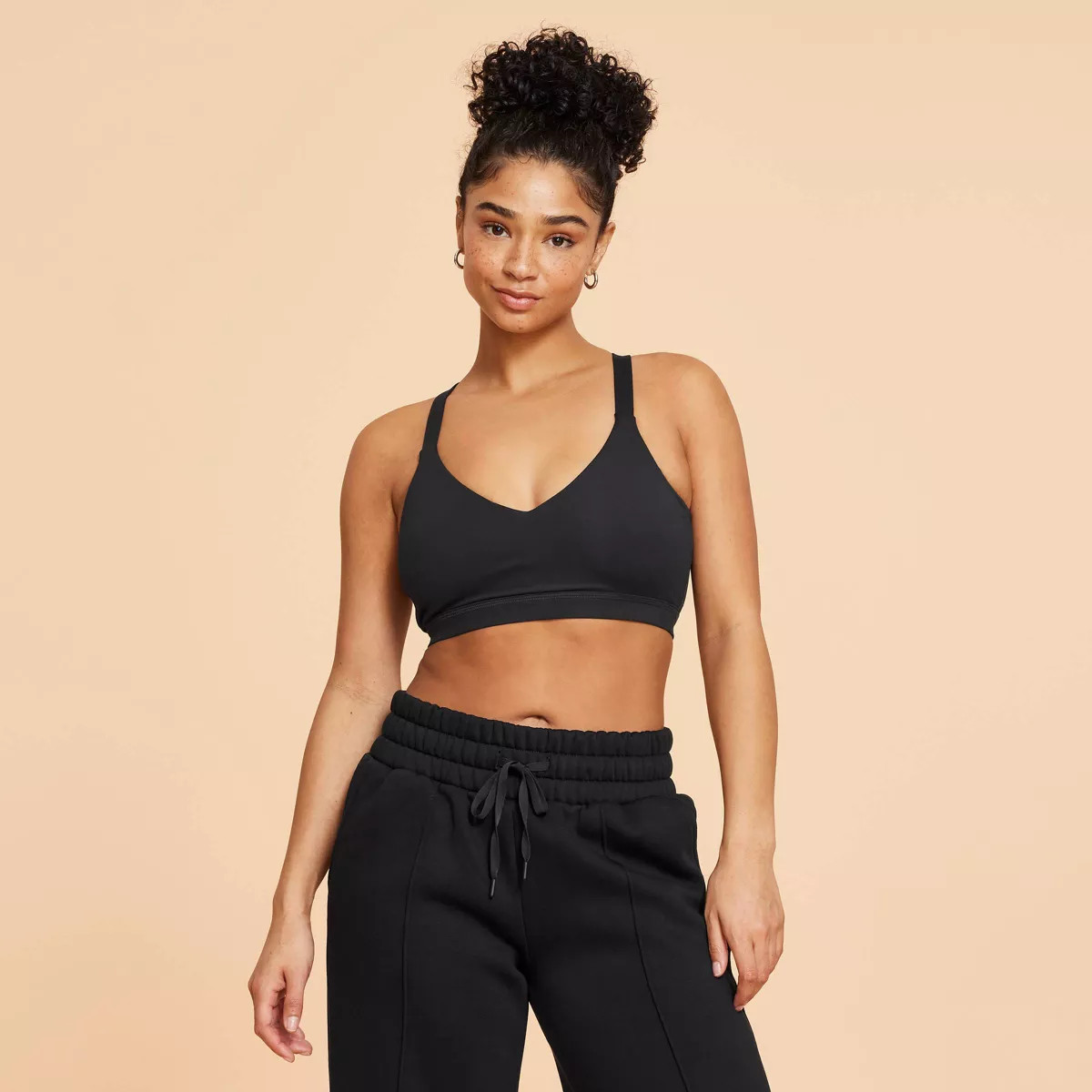 Blogilates Women's Cardio Queen Sports Bra - Steel Blue L | Target