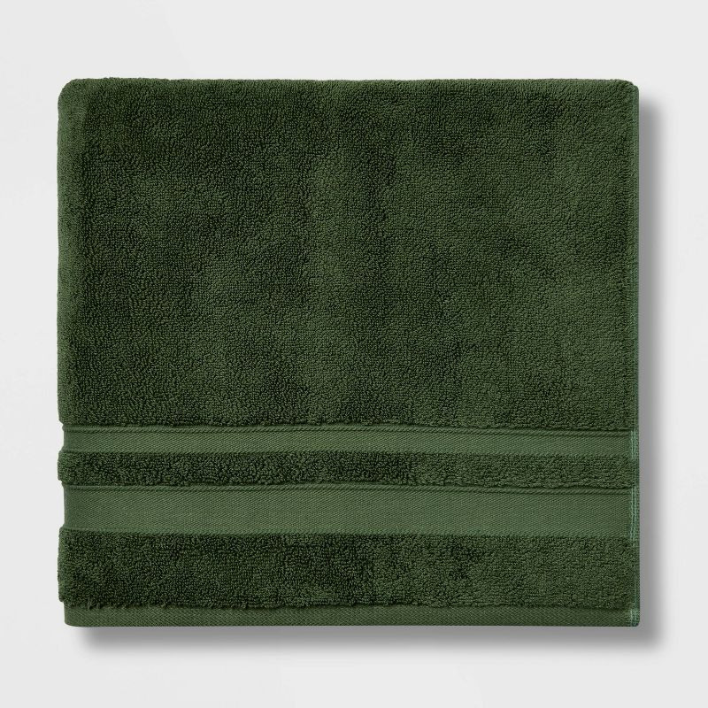 Performance Bath Towel Dark Green - Threshold™ | Target