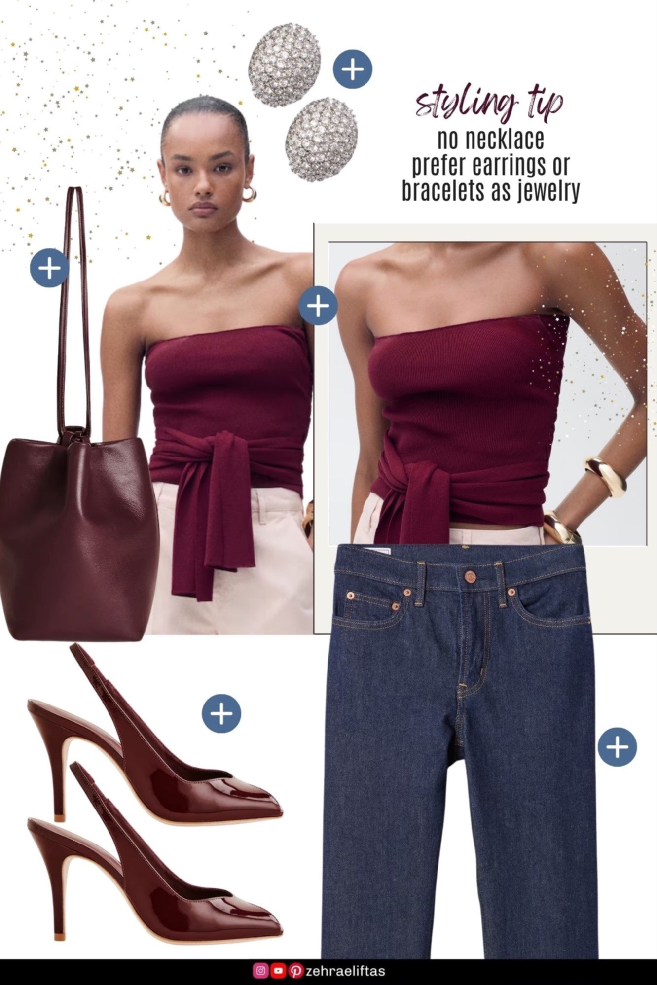 How to wear burgundy in summer #burgundy #summerstyle #stylingtip 

 #LTKSummerEdit #LTKFindsUnder100 #LTKStyleTip