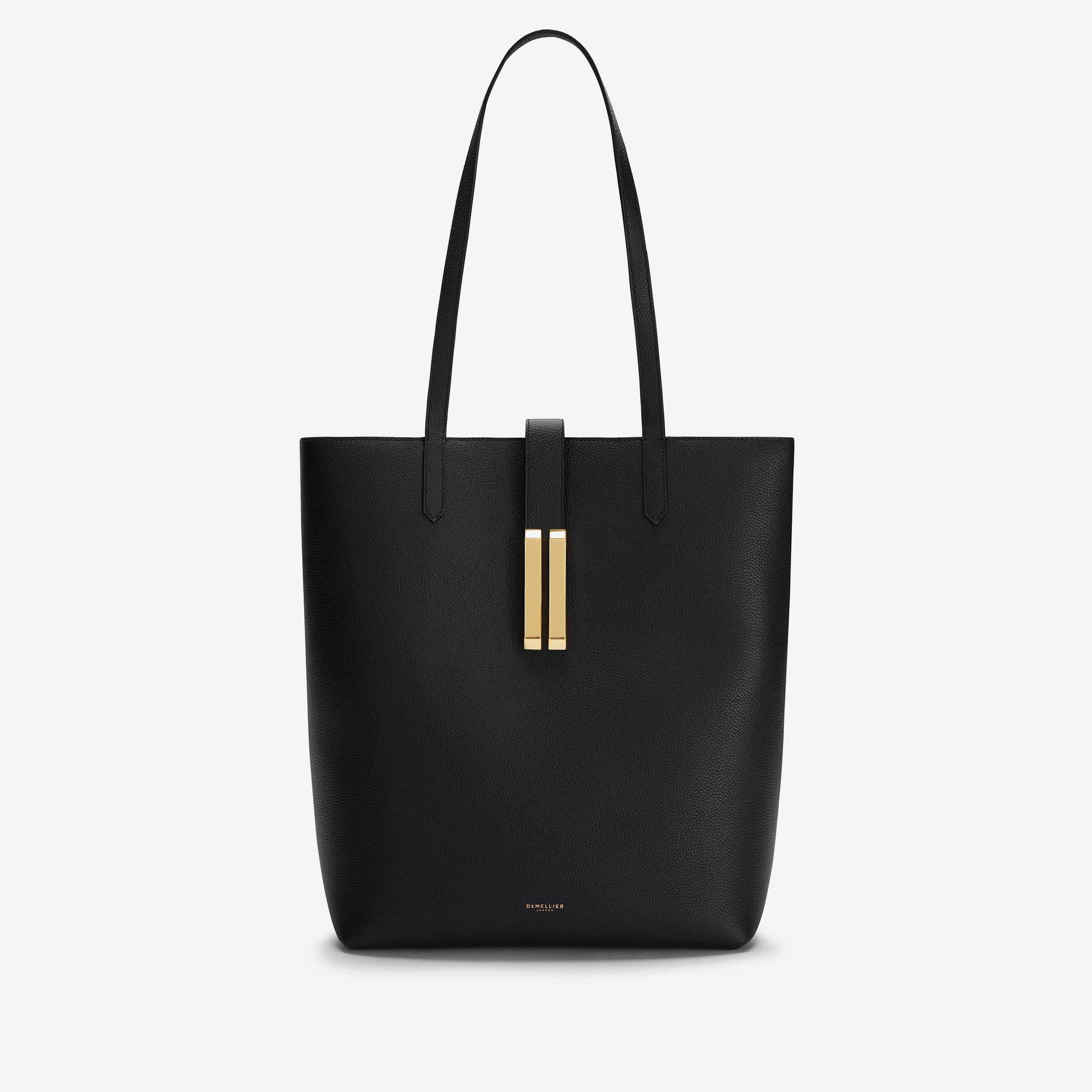 The Vancouver Tote | Black Small Grain | DeMellier | DeMellier