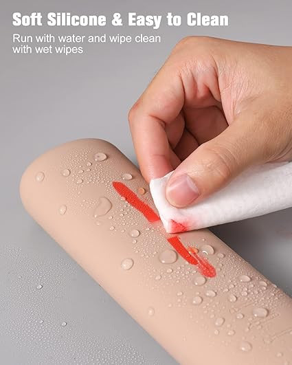 FERYES Large Travel Makeup Brush Holder, Magnetic Anti-fall Out Silicon Portable Cosmetic Face Br... | Amazon (US)