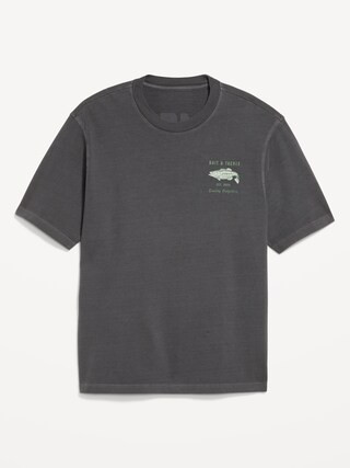 Heavyweight Crew-Neck Graphic T-Shirt | Old Navy (US)