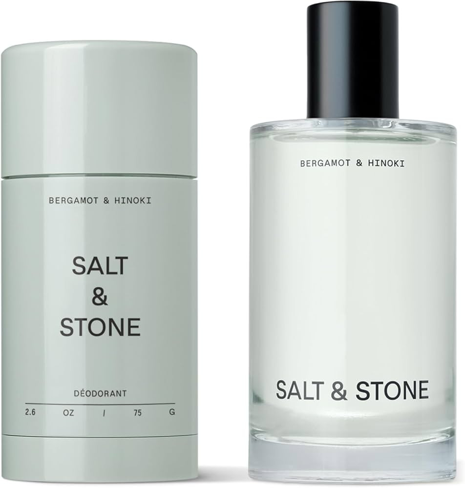 Salt & Stone Signature Scent Duo Set | 48 Hour Aluminum-Free Deodorant & Hydrating Body Mist | Sk... | Amazon (US)