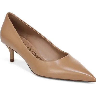 Sam Edelman Summer Pointed Toe Kitten Heel Pump in Black at Nordstrom, Size 10.5 | Nordstrom
