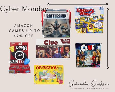 Cyber Monday Amazon sale: board games for kids, kids gift guide, BOP IT, Operation, Battleship, Clue. 

#LTKfamily #LTKCyberweek #LTKGiftGuide