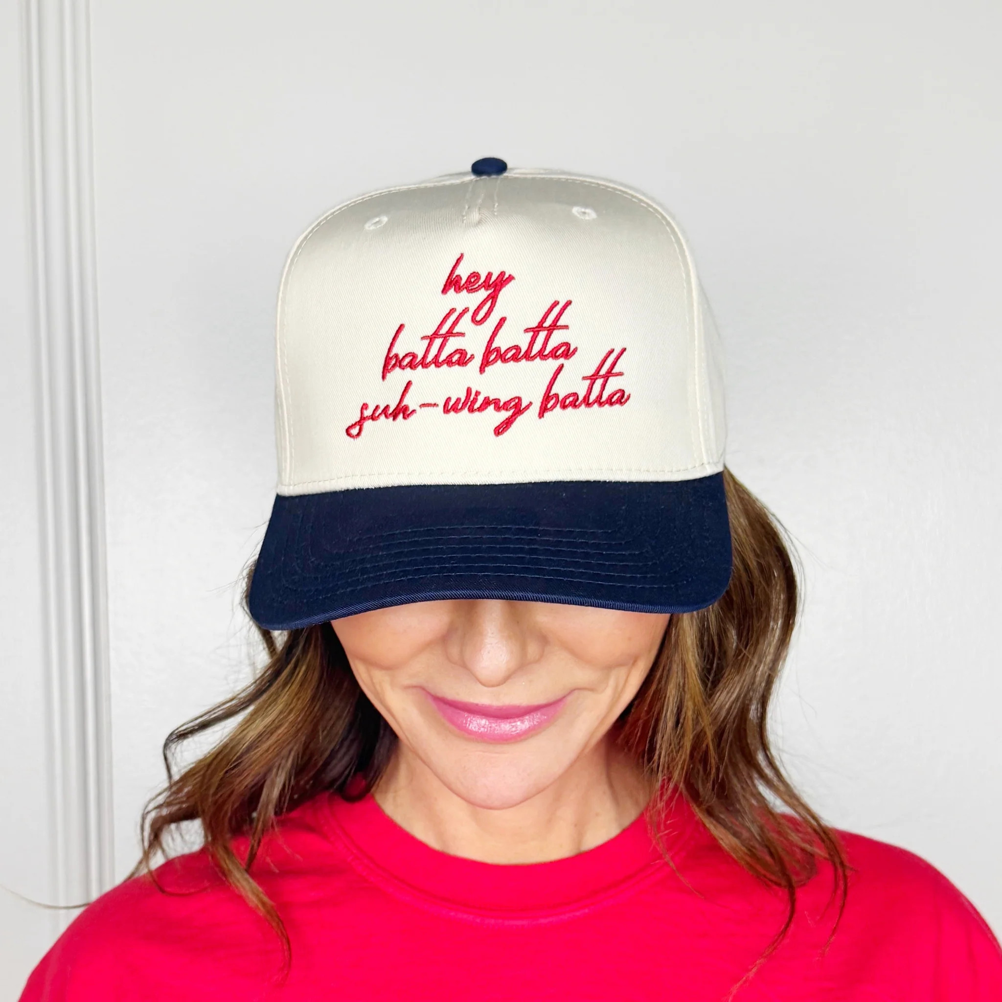 Hey Batta, Batta Trucker Hat | Poppy & Pine