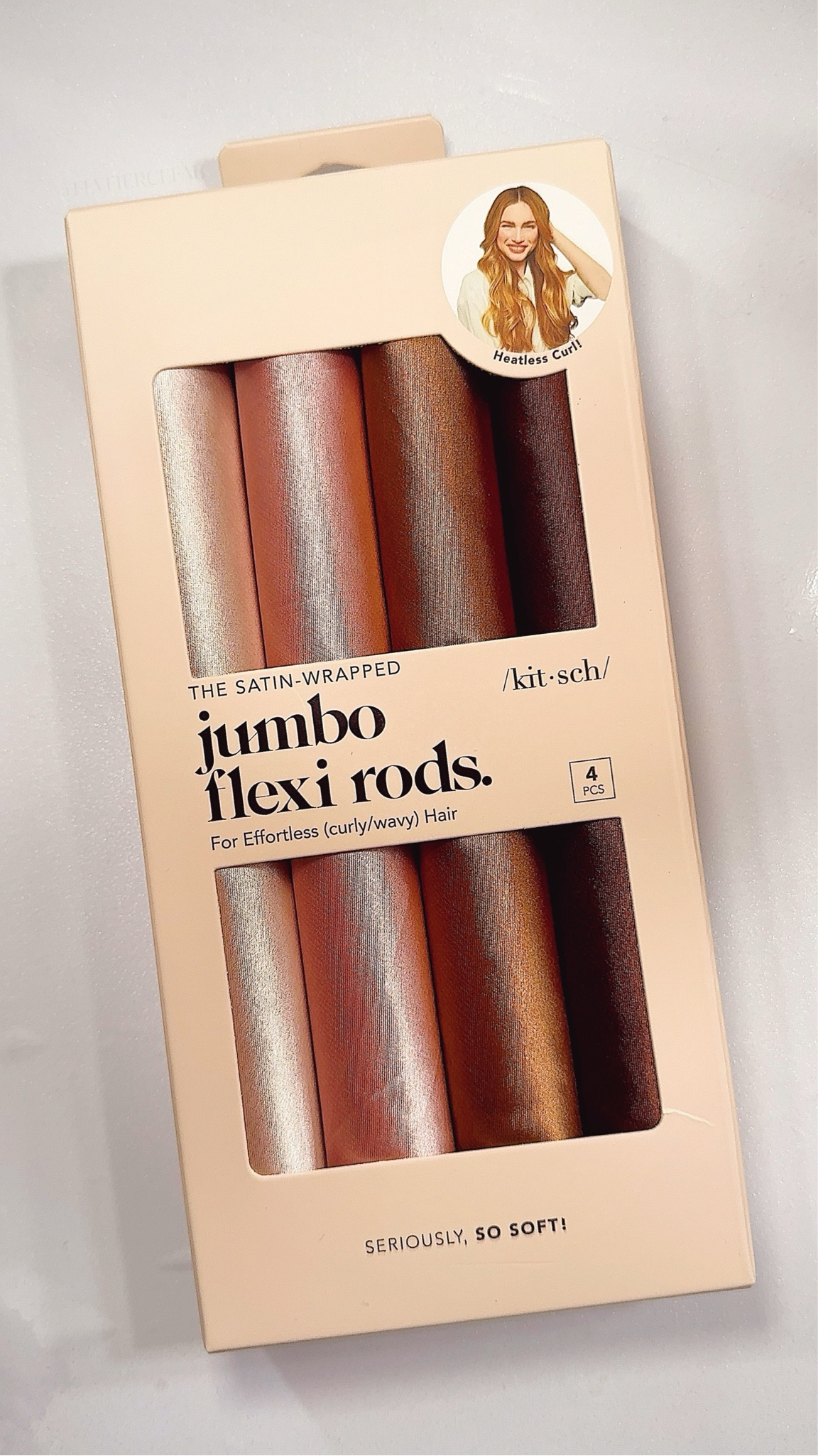 I wanted some flexi rods to give my silk press some body, so I picked up these jumbo ones by Kitsch at Ulta. They are also available on Amazon. These flexi rods are great for heatless curls 🙌🏾😍

I love that they’re satin flexi rods, so they’re gentle on my hair (and my ends).

This set comes with 4 jumbo flexi rods, and they also make a set of 6 smaller flexi rods.

These make a great christmas gift or stocking stuffer this holiday season!  

#LTKBeauty #LTKHoliday