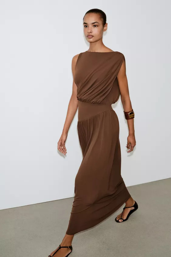SIDE SASH DRESS | Zara US
