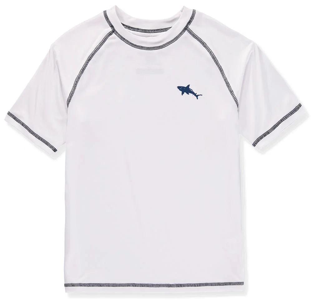 Big Chill Boys 2T-18 Shark Rash Guard Short Sleeve Long Sleeve Rashguard Swim Shirt UPF 50+ | Walmart (US)