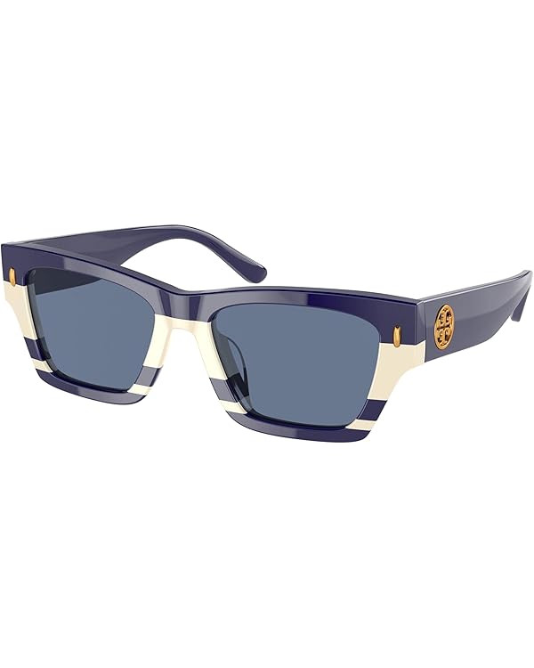 Tory Burch Women's Ty7169u Universal Fit Rectangular Sunglasses | Amazon (US)