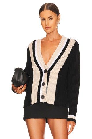 525 Varsity Cardigan in Black Multi from Revolve.com | Revolve Clothing (Global)