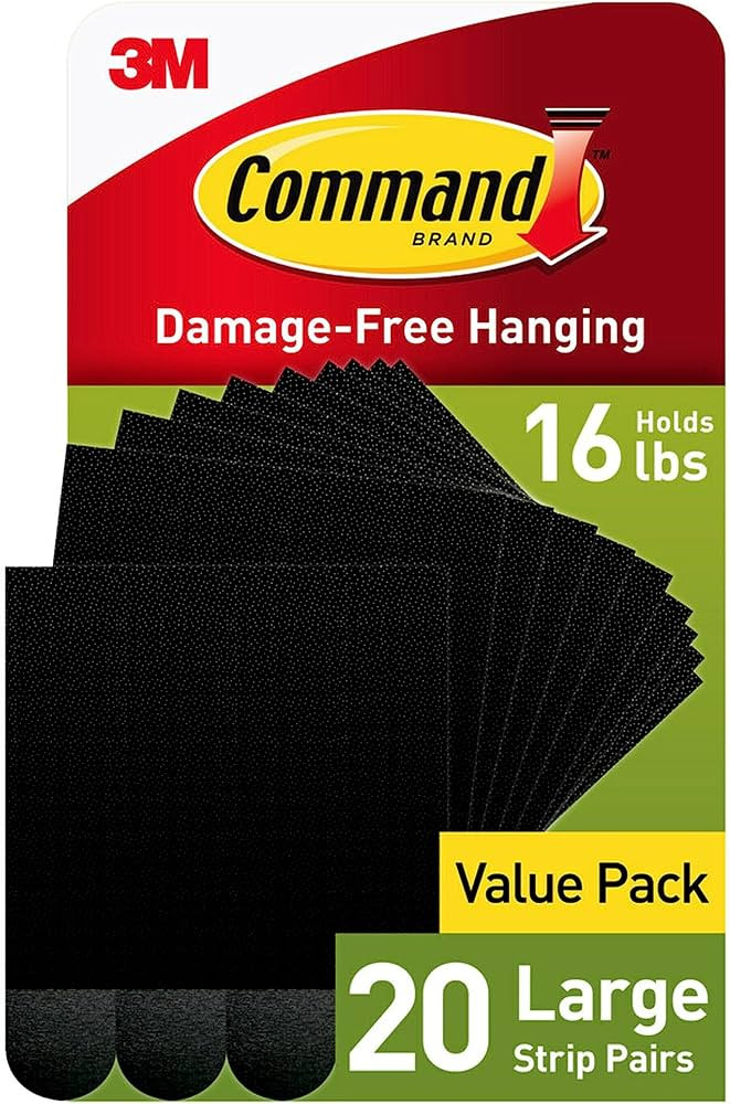 Command Large Picture Hanging Strips, Damage Free Hanging Picture Hangers, No Tools Wall Hanging ... | Amazon (US)