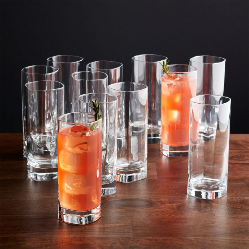 Strauss 13-Oz. Cooler Glasses, Set of 12 + Reviews | Crate & Barrel | Crate & Barrel