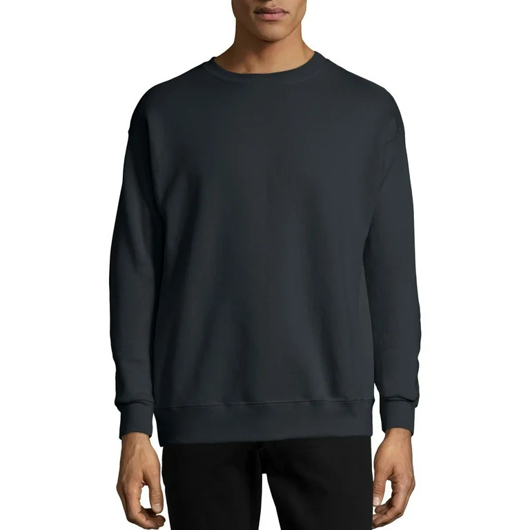 Hanes Men's and Big Men's EcoSmart Fleece Sweatshirt, up to Size 5XL - Walmart.com | Walmart (US)
