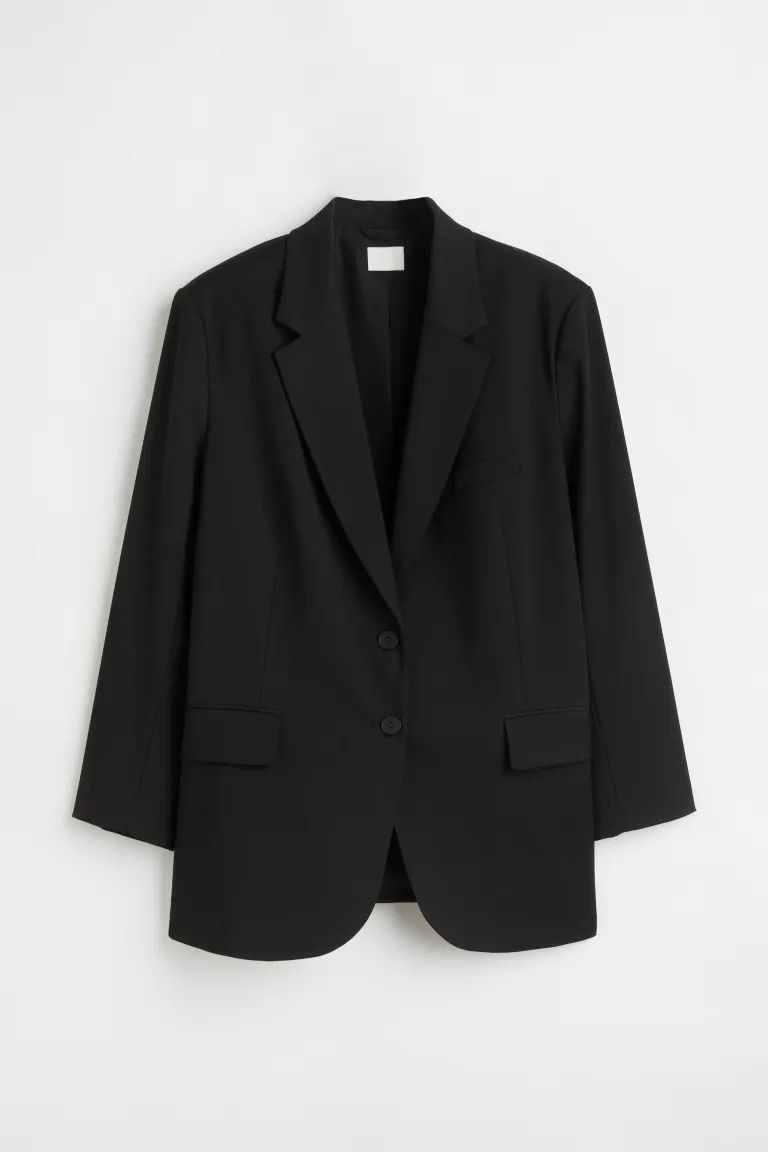 H&M+ Oversized Single-breasted Jacket | H&M (US)