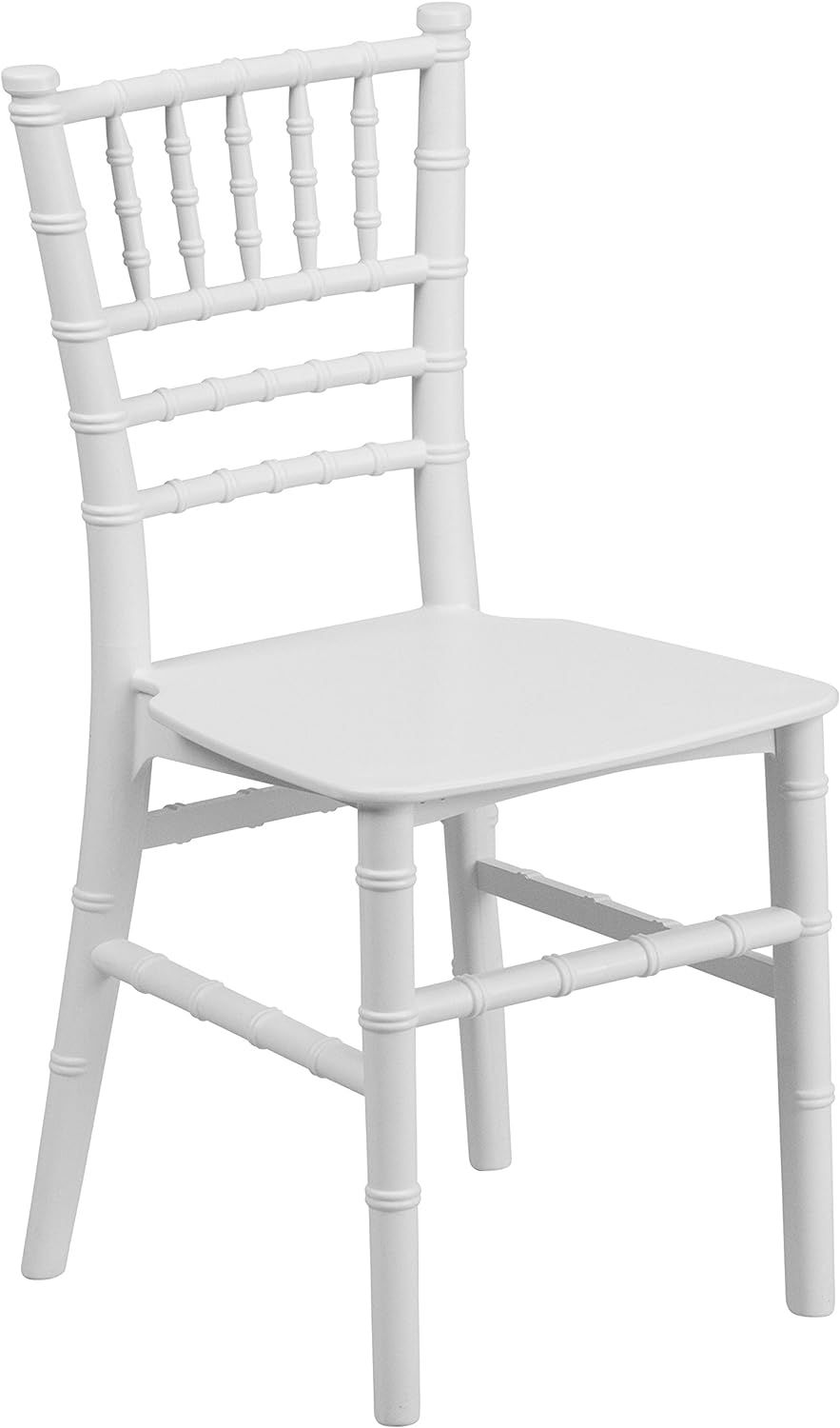 Flash Furniture Kids White Resin Chiavari Chair | Amazon (US)