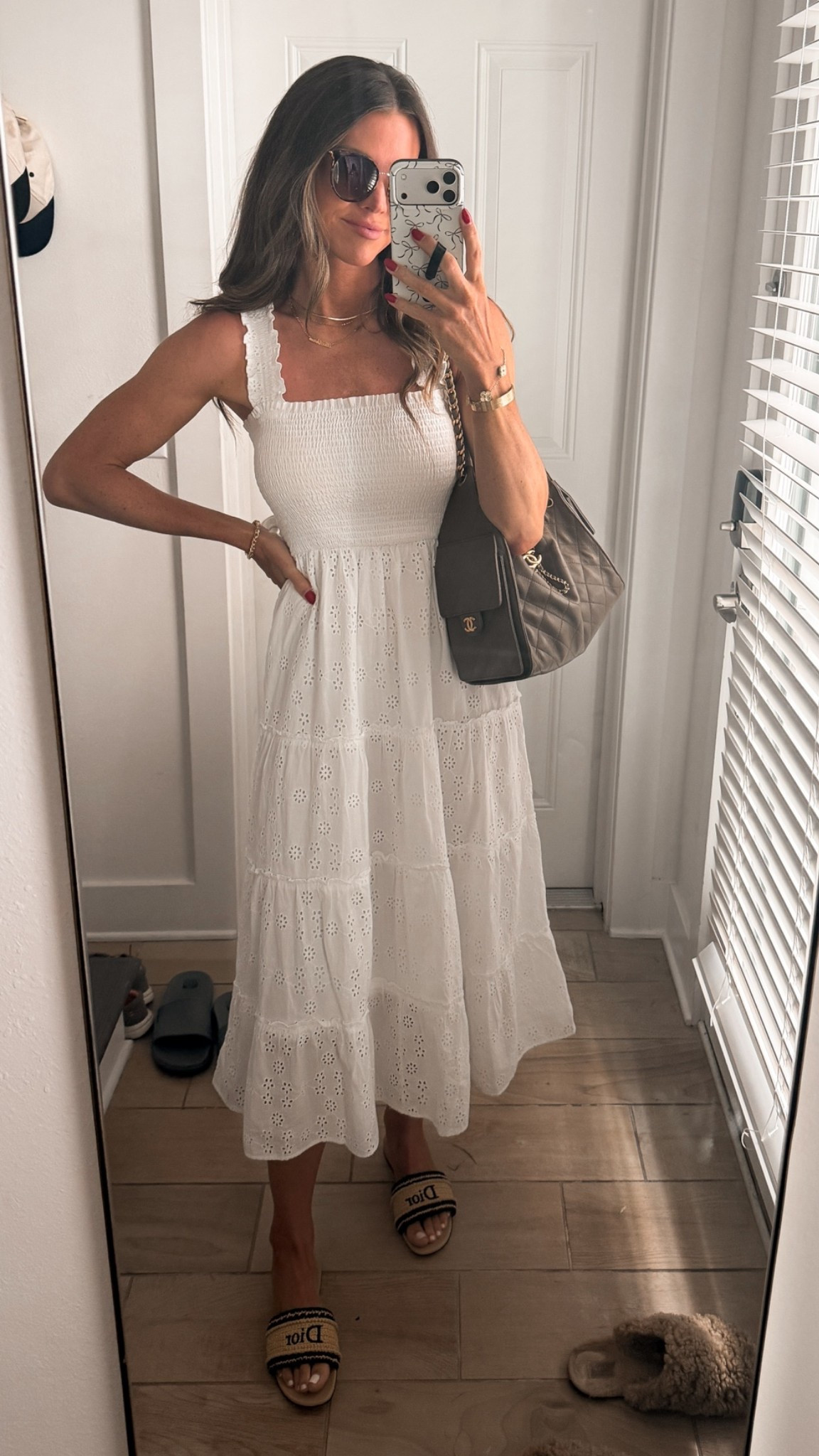 Love this eyelet dress from @Quince it’s so comfortable and love the design 😍 wore this for a day exploring and to dinner on 30A!

#LTKSaleAlert #LTKTall #LTKootd