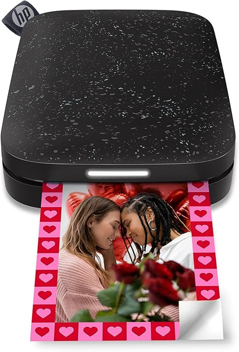 HP Sprocket Portable 2x3 Instant Photo Printer (Black Noir) Print Pictures on Zink Sticky-Backed ... | Amazon (US)