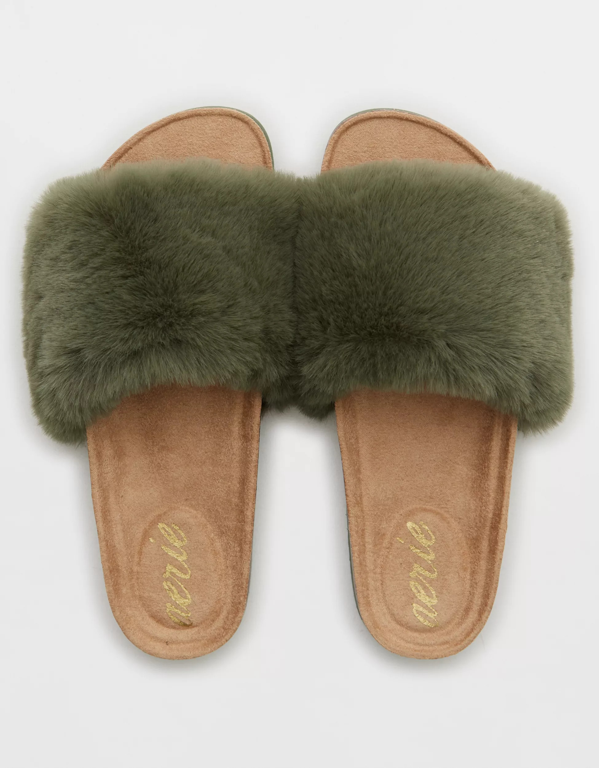 Aerie Cozy Fur Slides | Aerie