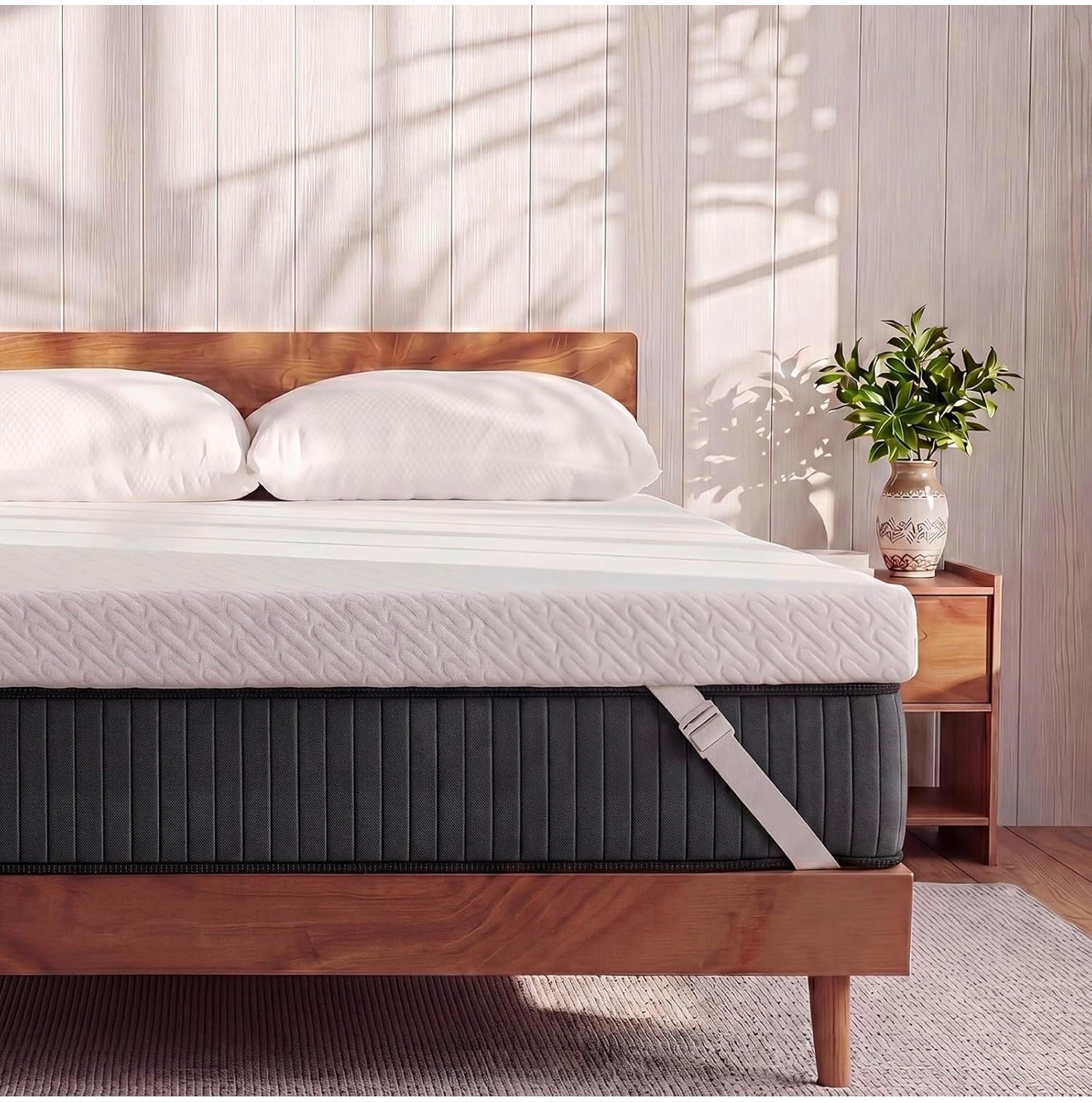 The 3-inch memory mattress fits the body curve and perfectly fits the body contour. Provide you with support anytime, anywhere, without any rebound pressure. Keep the spine in a neutral position, relax the muscles, and reduce morning soreness.

#LTKHome #LTKSaleAlert #LTKvlog