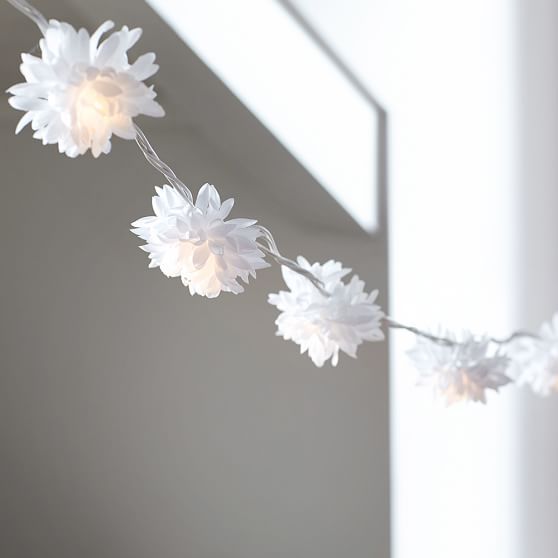 Chrysanthemum String Lights | Pottery Barn Teen