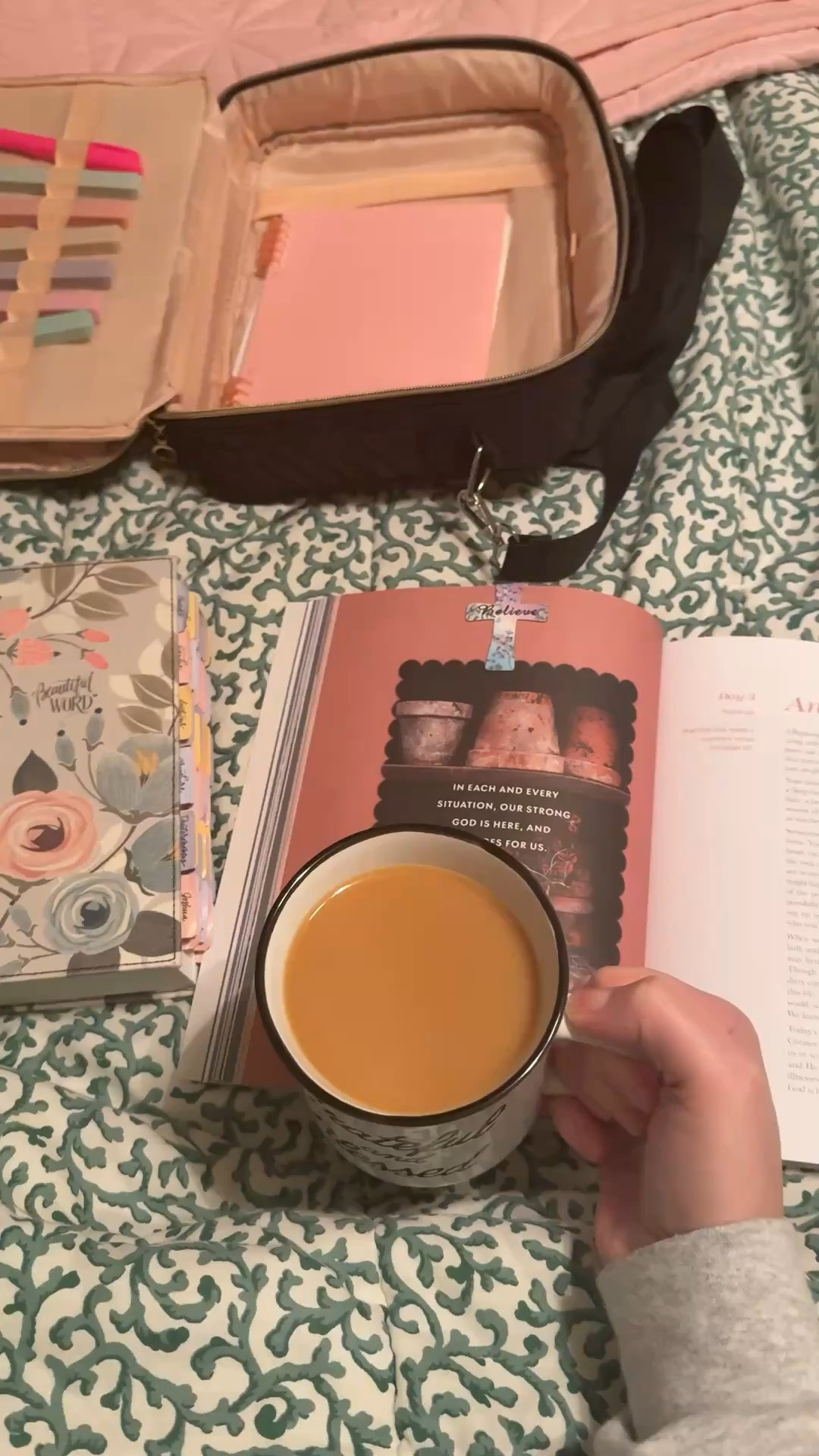 I’m traveling for work and today’s Bible study hit home for me talking about anxiety in motherhood. I hope you have an amazing! 

#bible #devotional #worship #morningcoffee #blessed 

#LTKgrwm #LTKdayinmylife #LTKmorningroutine