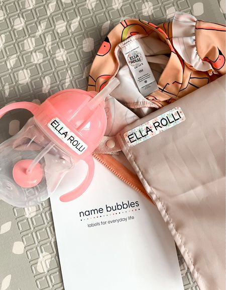 My daughter Ella recently started swim lessons, so labeling everything was a must! @namebubbles are made of high-quality, nontoxic materials that are waterproof, wash, safe, and laundry safe making them perfect for all of our swimming gear!🙌🏼 Being a new mama, it’s easy to get distracted and leave something behind, but having everything labeled makes it easier to find its way back to us!🩷 you can use code CIERRA21 for 21% off!

#namebubblespartner

(Clothing labels, washable name tags, mom must have, mom hack, mom tips, summer camp tip) #momtips #momhack #momhacks101