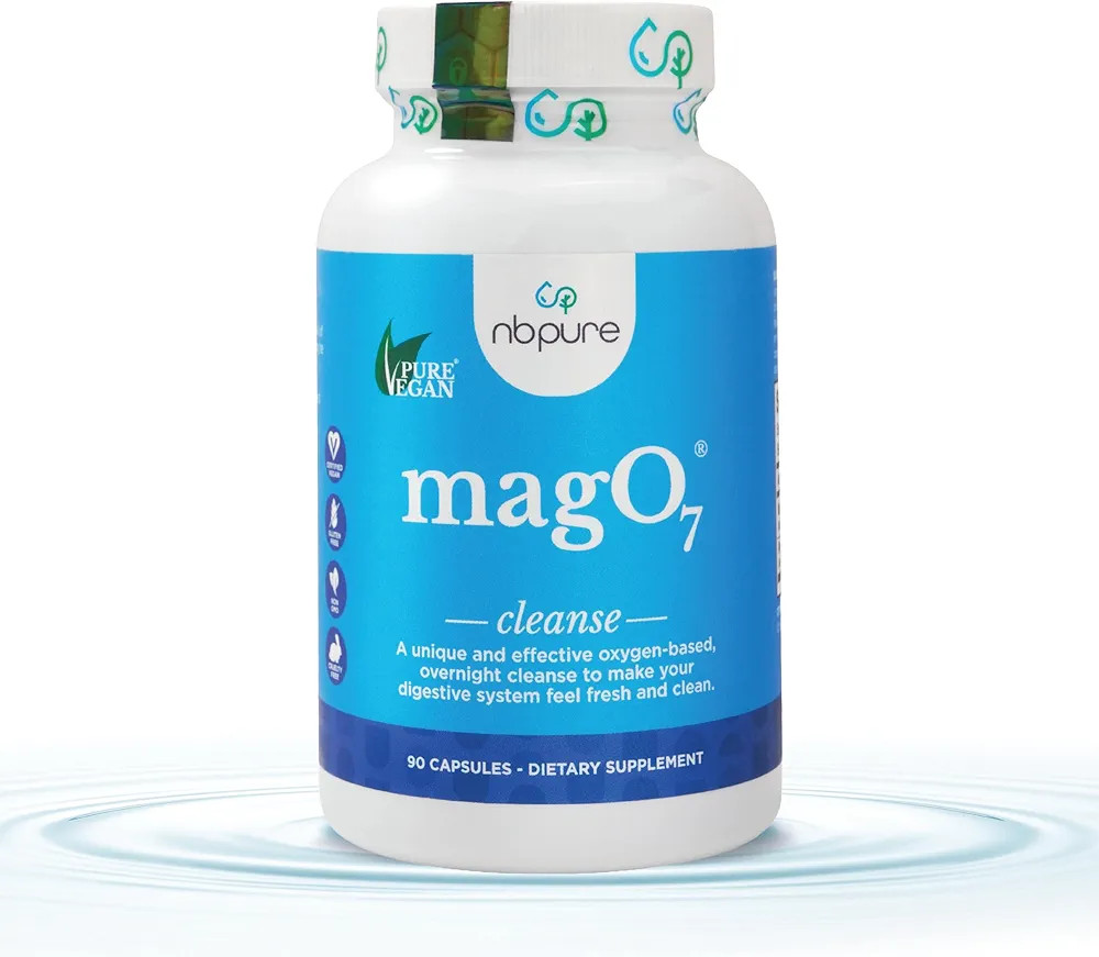 nbpure MagO7 - Natural Colon Cleanse & Detox | Occasional Constipation Relief, Stool Softening, &... | Amazon (US)