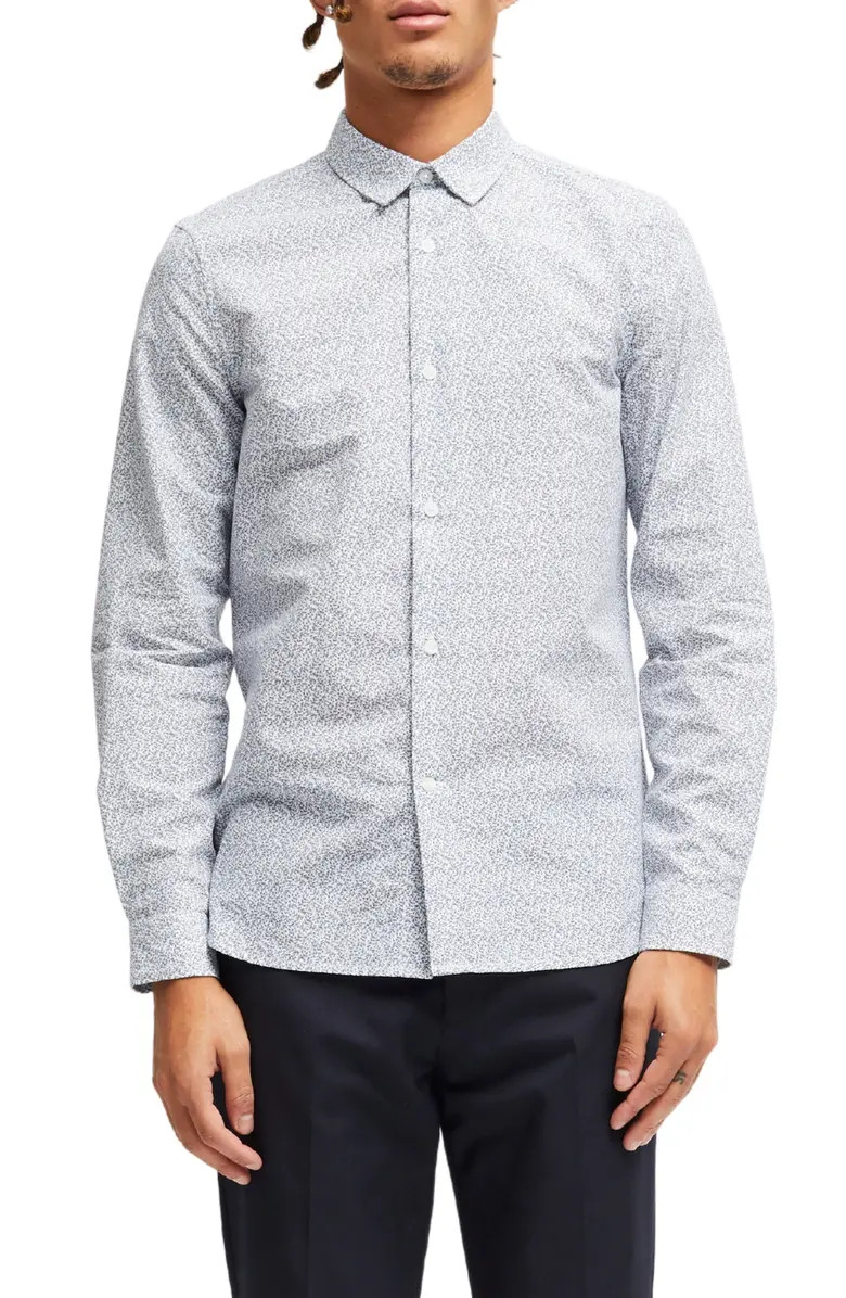 French Connection Bay Print Cotton Button-Up Shirt | Nordstrom | Nordstrom