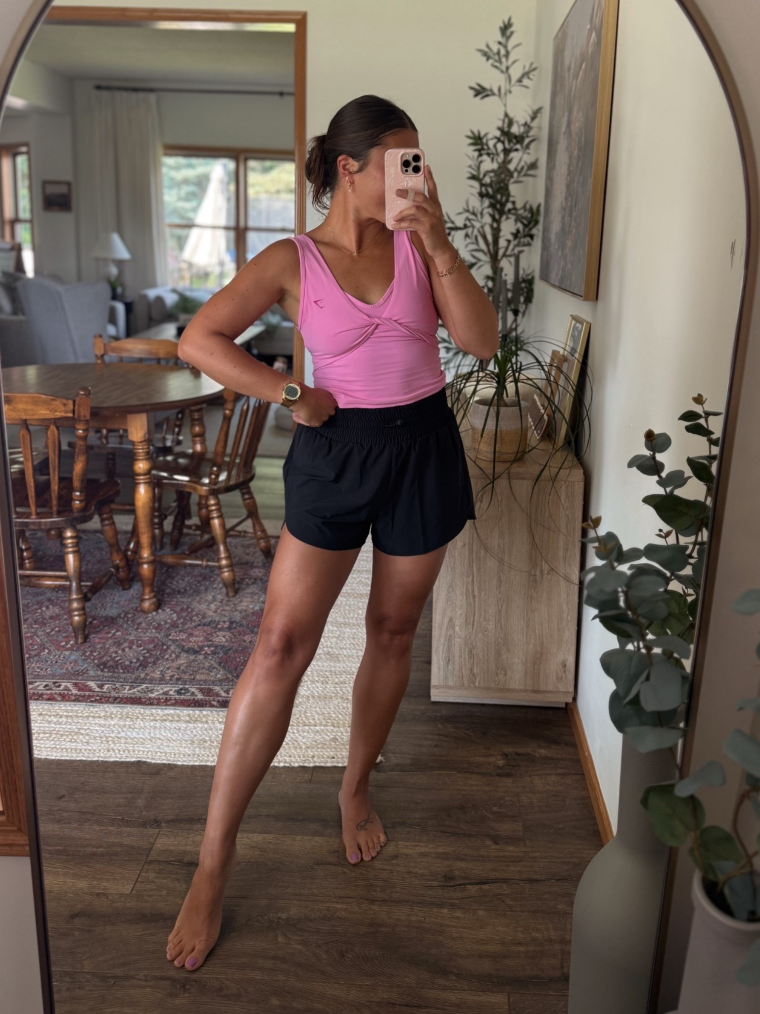 Workout outfit. Love love my new tank. Size medium but I could have gone with a small.

#LTKfitnessgoals #LTKActive #LTKootd
