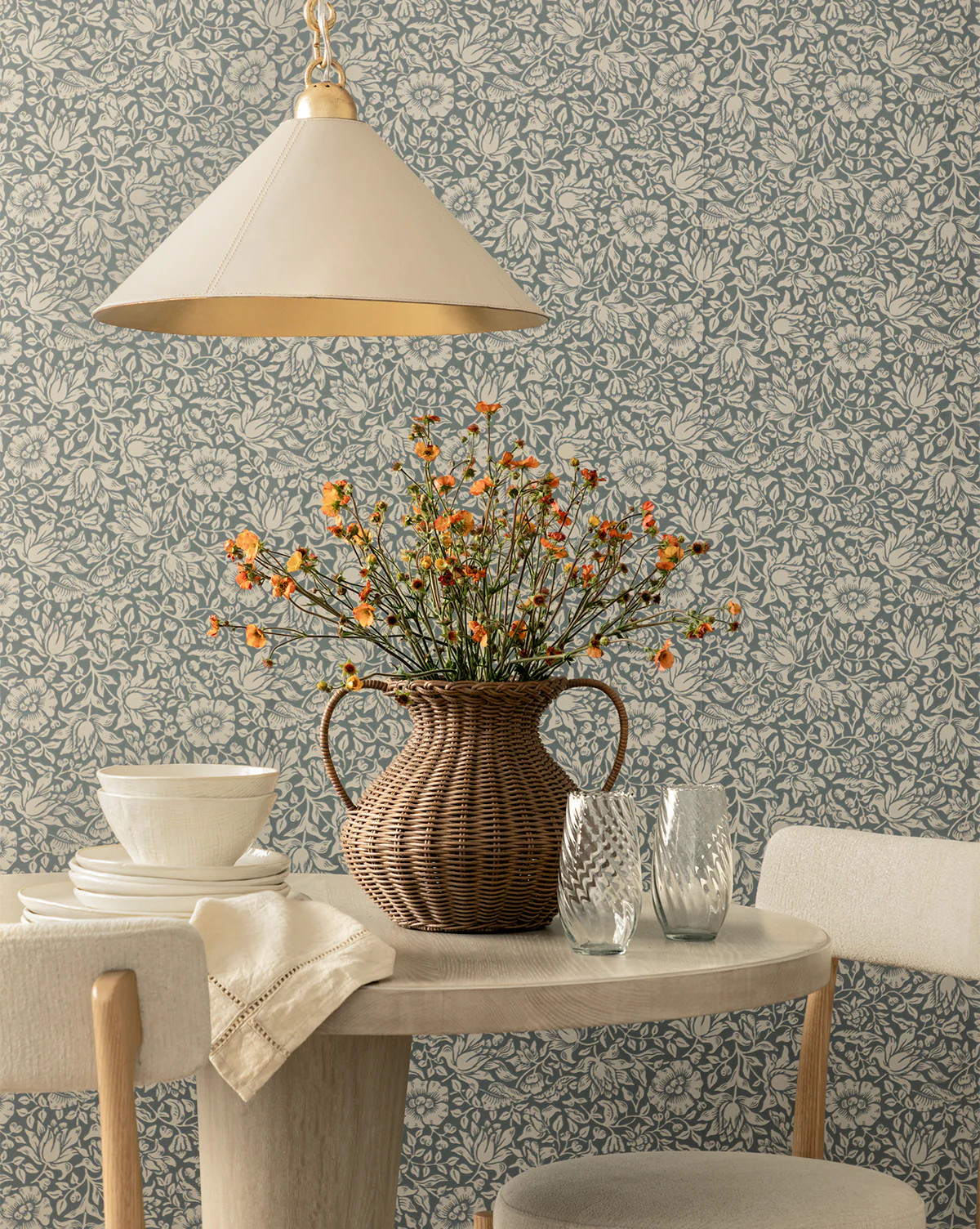 Morris & Co. x McGee & Co. Mallow Wallpaper | McGee & Co. (US)