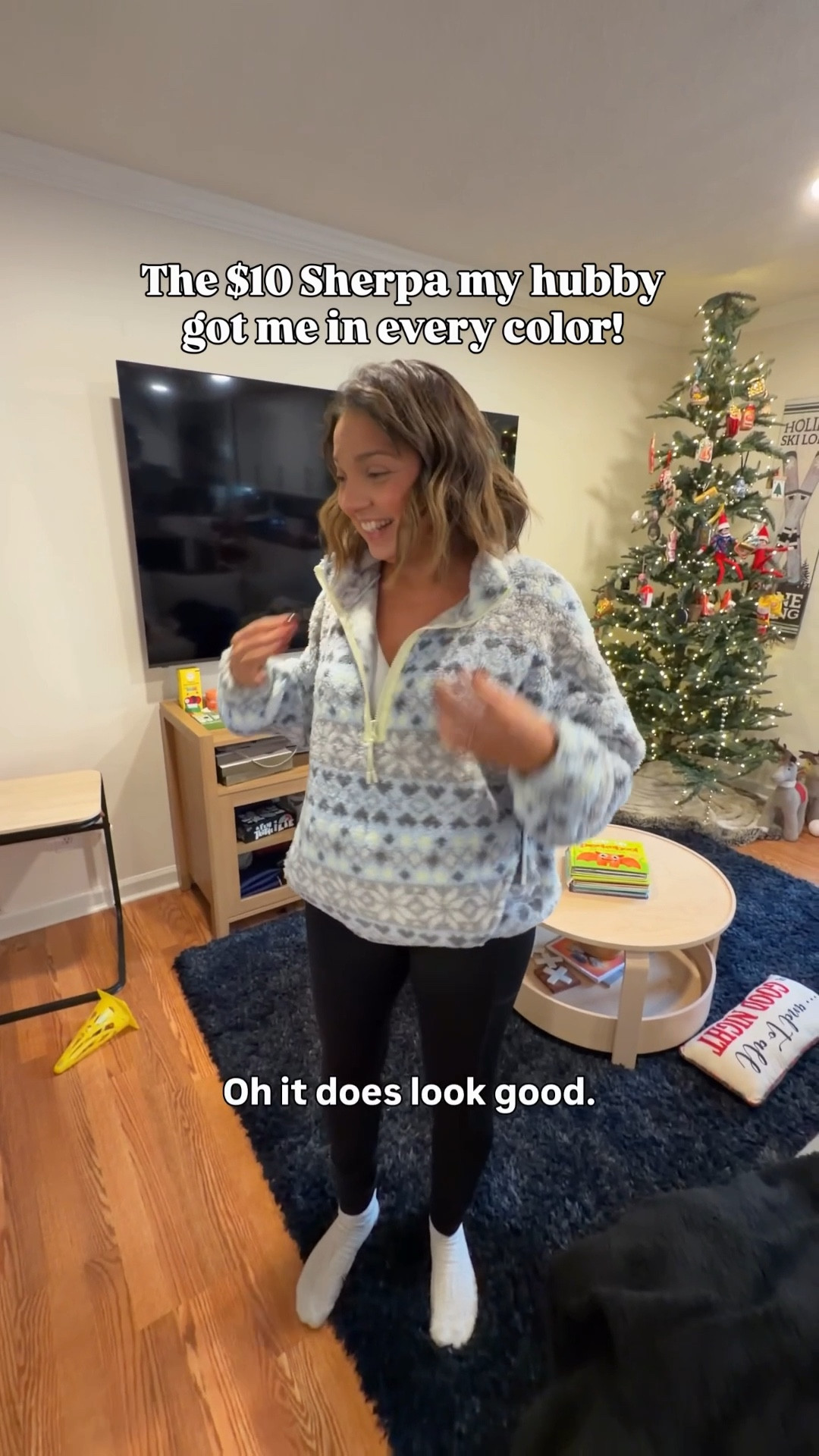 Size up 1 in Sherpa 

#LTKootd #LTKGiftGuide #LTKHoliday