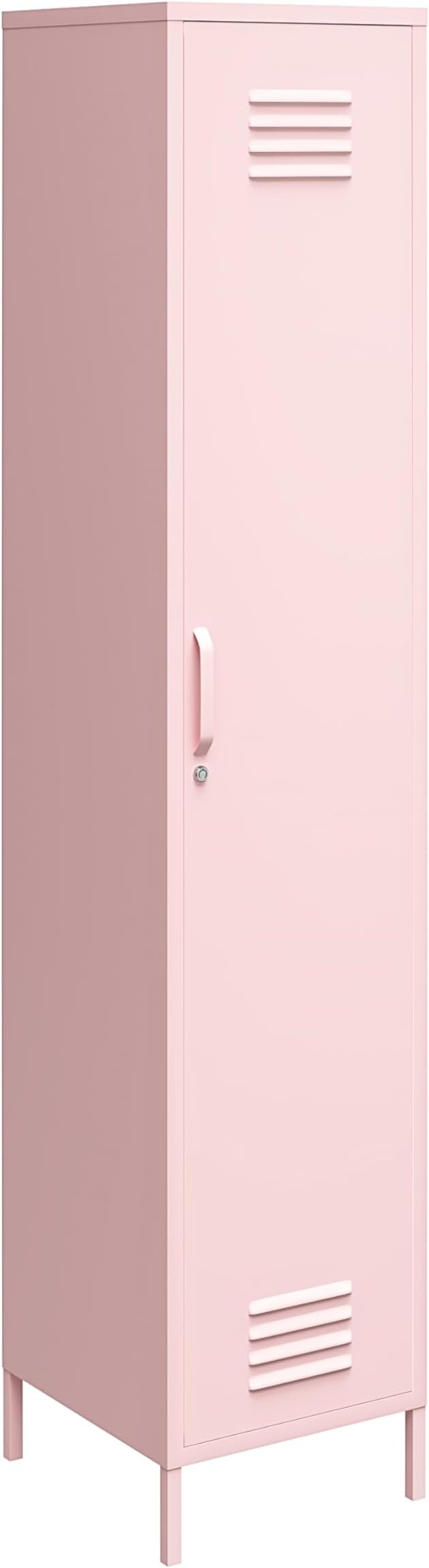 Novogratz Cache Single Metal Locker Storage Cabinet, Pink | Amazon (US)