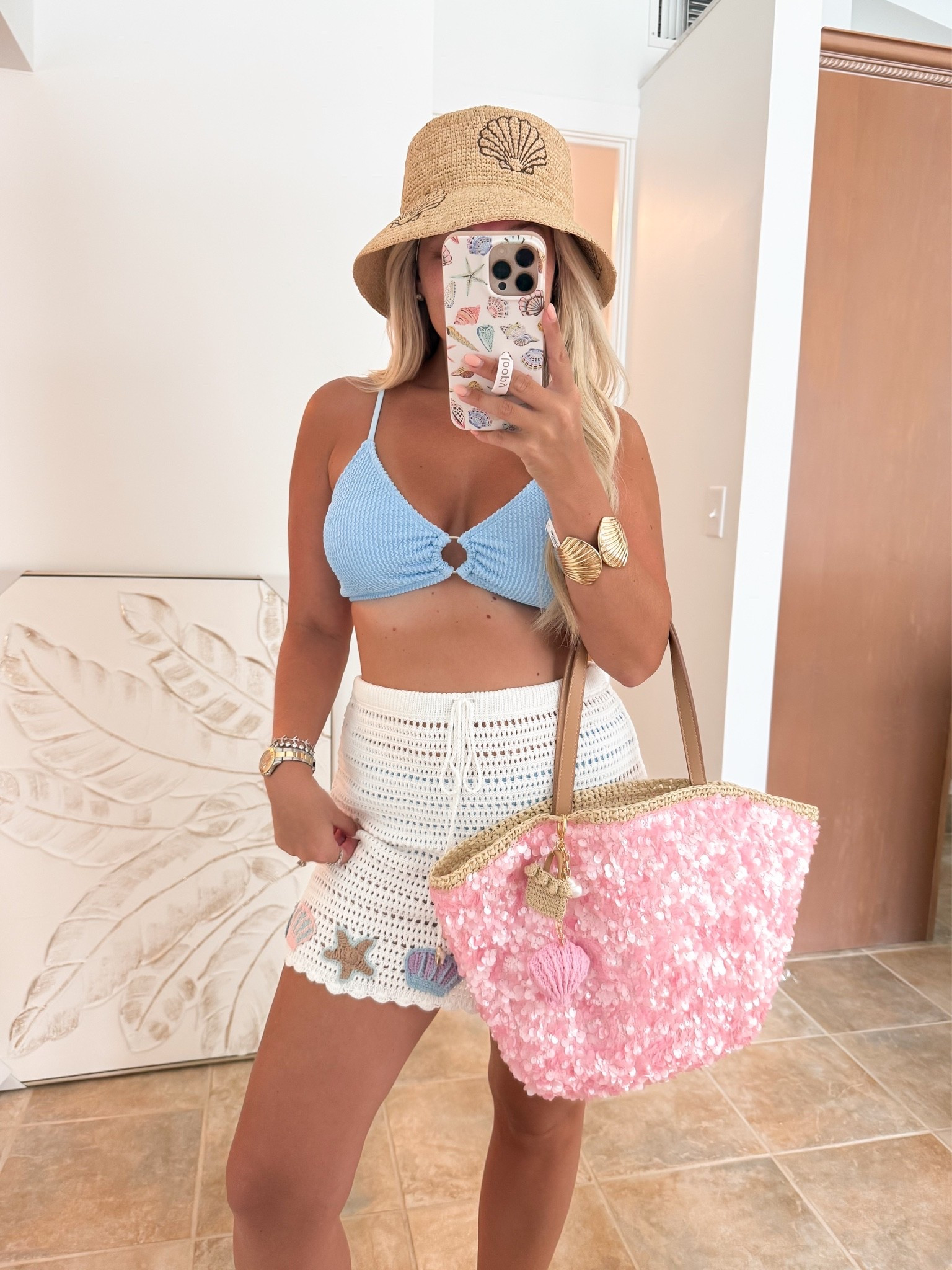 Wearing size medium swim and medium coverup

#LTKgrwm #LTKootd #LTKSwim