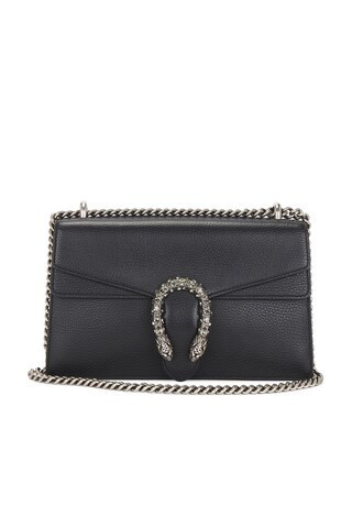 Gucci Dionysus Wallet On Chain in Black | FWRD 