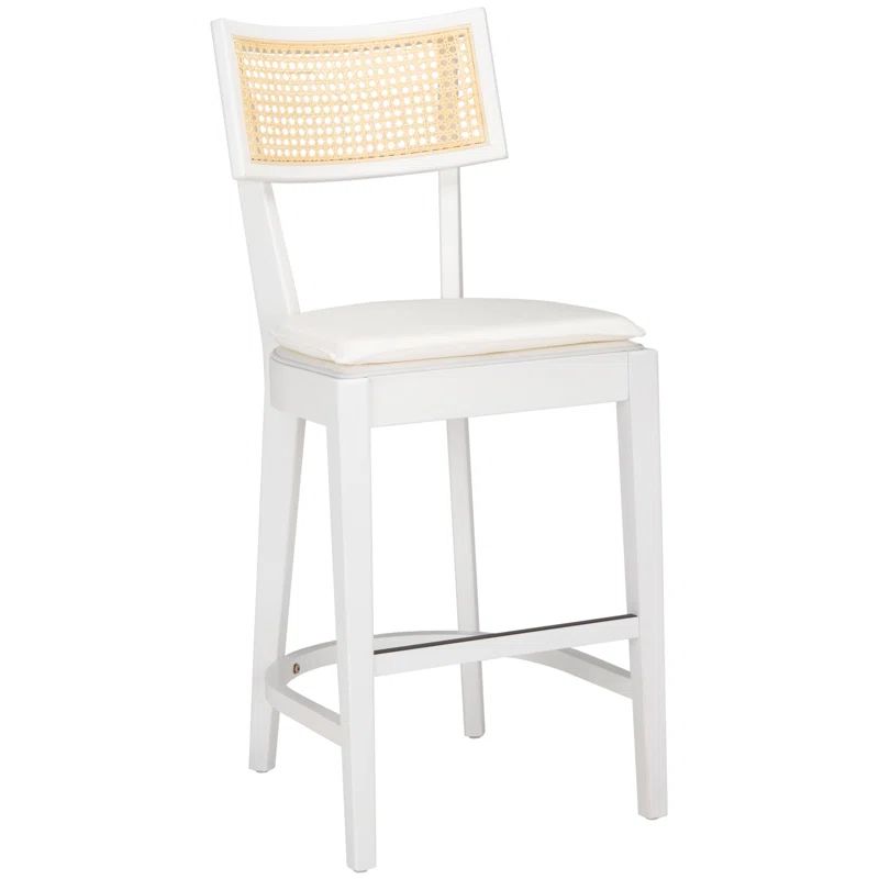 Tarrington Upholstered Counter Stool with Solid Wood Frame | Wayfair North America