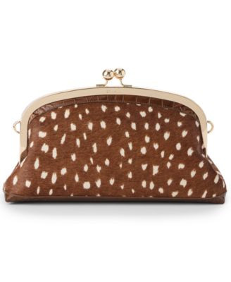 Brahmin Christine Wilds Leather Medium Clutch Handbag - Cinnamon | Macy's