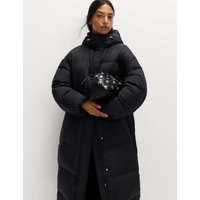 M&S Feather & Down Stormwear™ Padded Duvet Coat Black | Marks & Spencer (UK)
