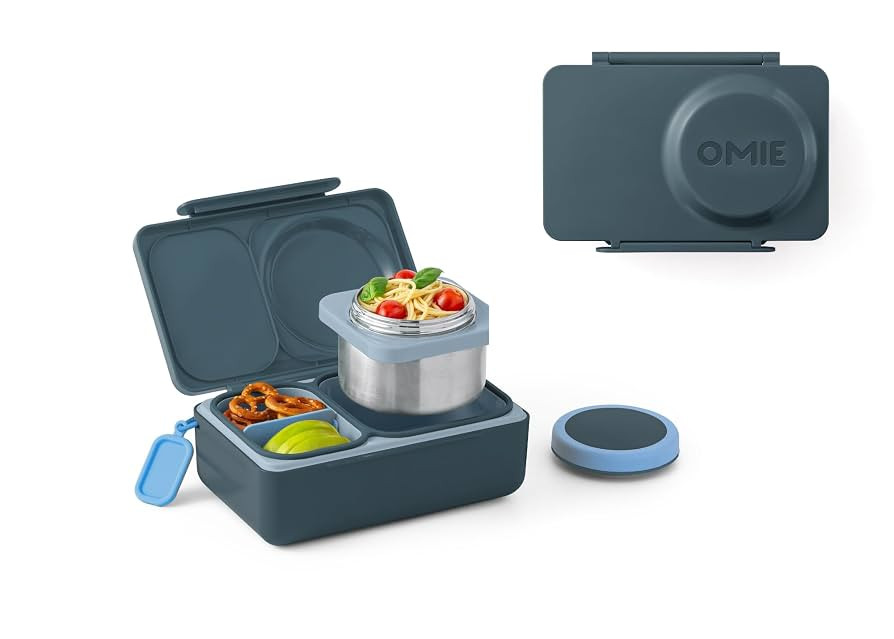 OmieBox UP bento Box for Kids | Insulated Lunch Box | Leak Proof Thermos Food jar | Cooler ice Pa... | Amazon (US)