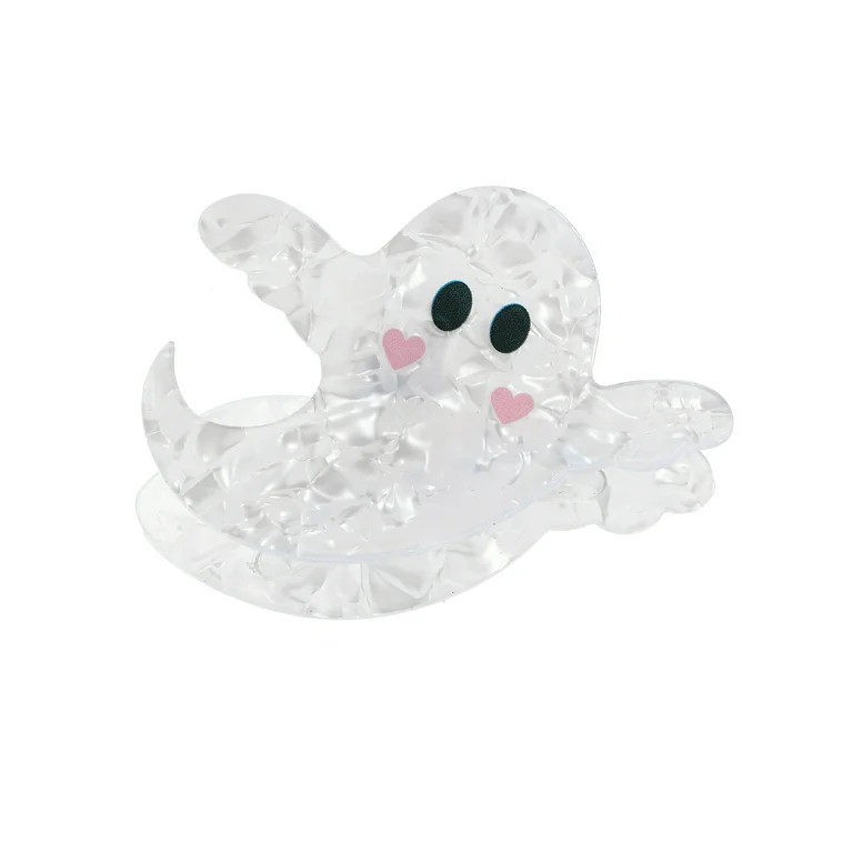 Way to Celebrate Halloween Ghost Shaped Claw Clip, Hair Clip, 1 Piece | Walmart (US)