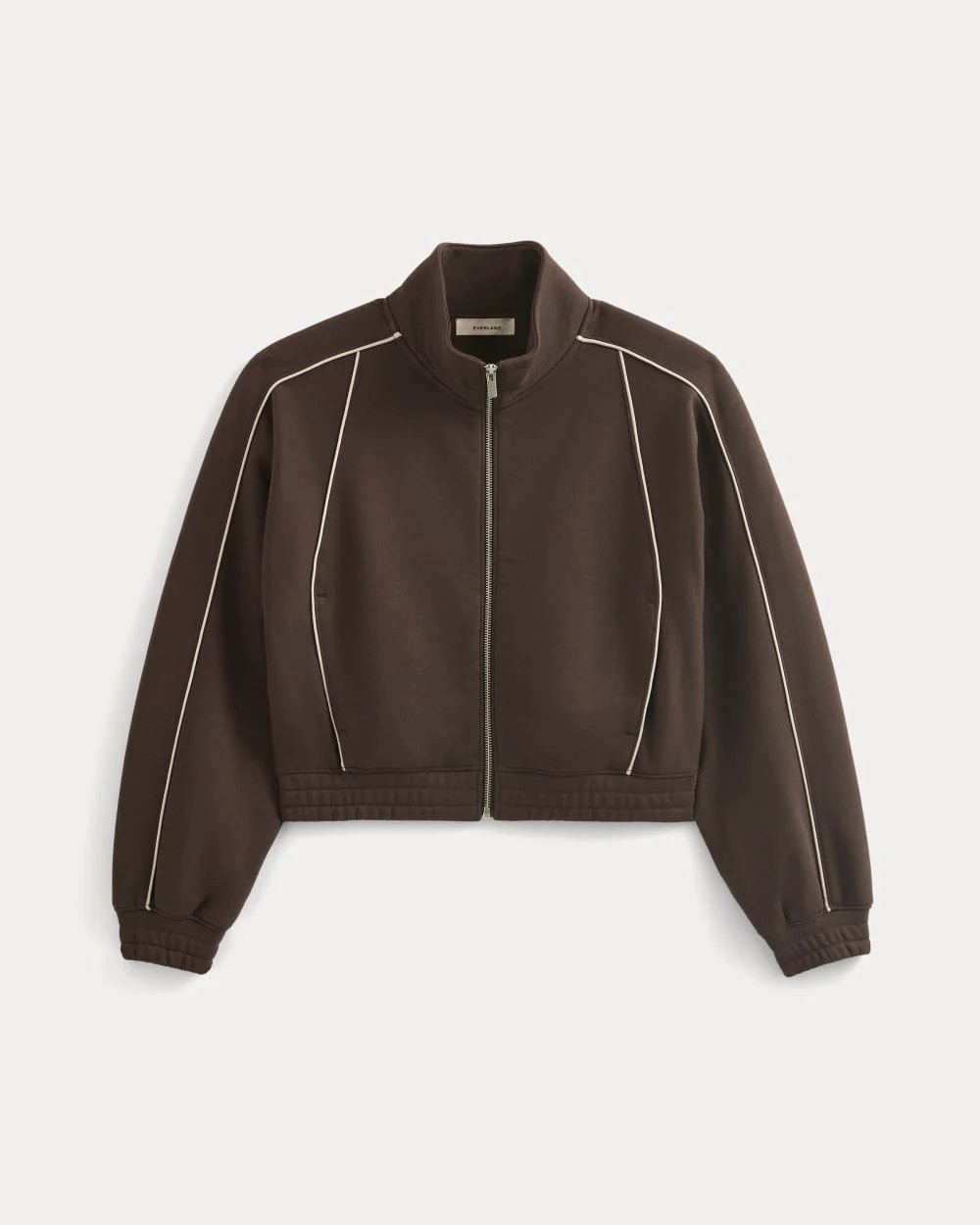Luxe Fleece Track Jacket | Dark Chocolate | Everlane