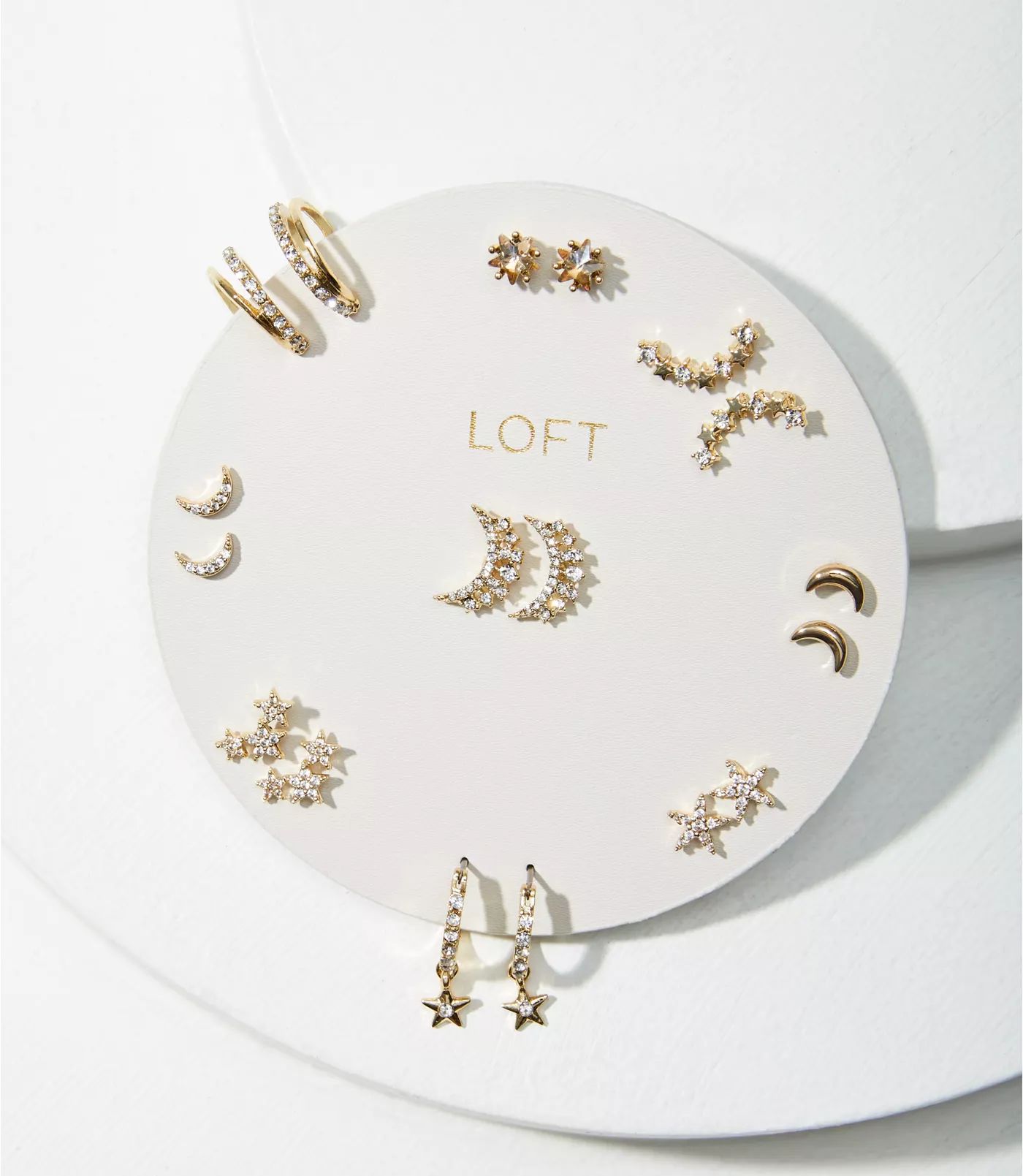 Moon Stud Earring Set | LOFT | LOFT