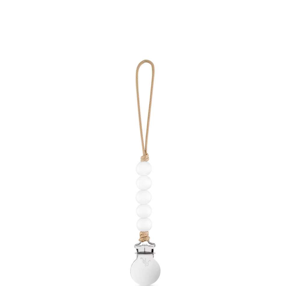 Ryan & Rose Quinn Cutie Clip Pacifier Clip - White | Target